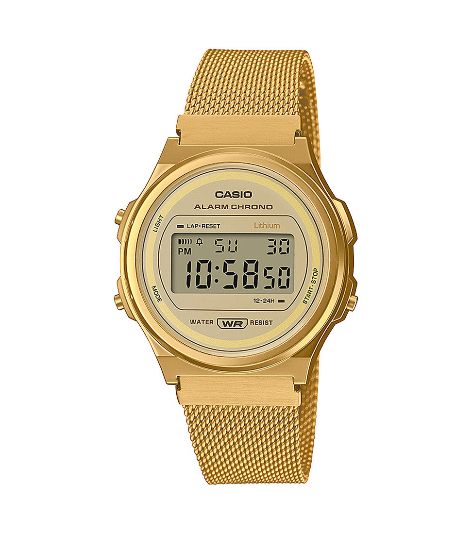 Reloj Casio Sra. Chapado Ref. A171WEMG-9AEF