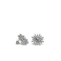 Pendientes Sol de Plata con Circonitas