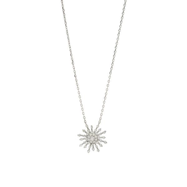 Gargantilla Sol de Plata con Circonitas
