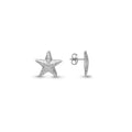 PENDIENTES PLATA ESTRELLAS MATE