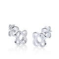 PENDIENTES PLATA FLOR CALADA GRACIA