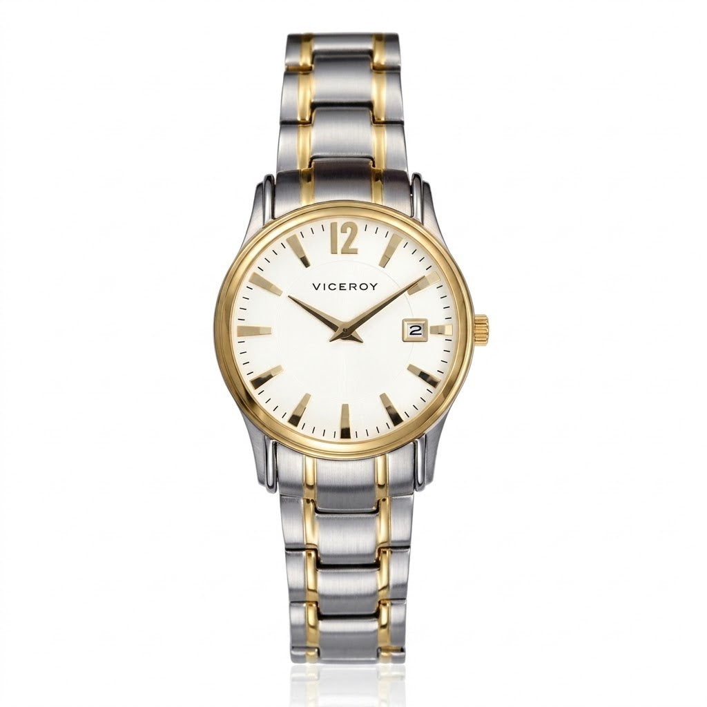 Reloj Viceroy mujer elegante esfera blanca Ref. 47782-25