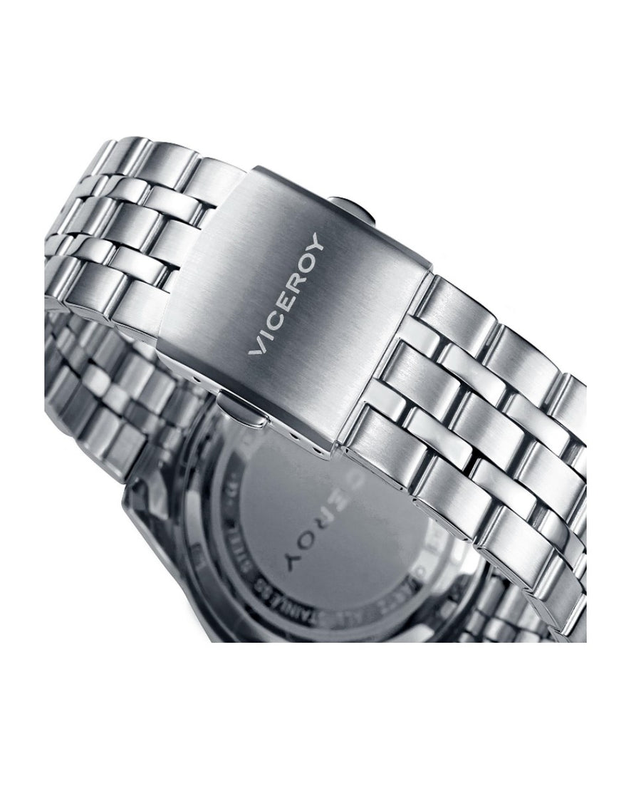 Reloj Viceroy hombre Magnum cronógrafo acero esfera negra Ref. 401017-57