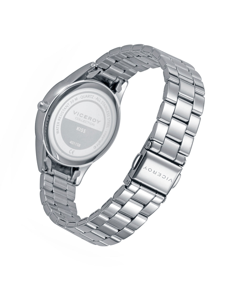 Reloj Viceroy mujer Kiss de acero inoxidable esfera azul - 401158-37