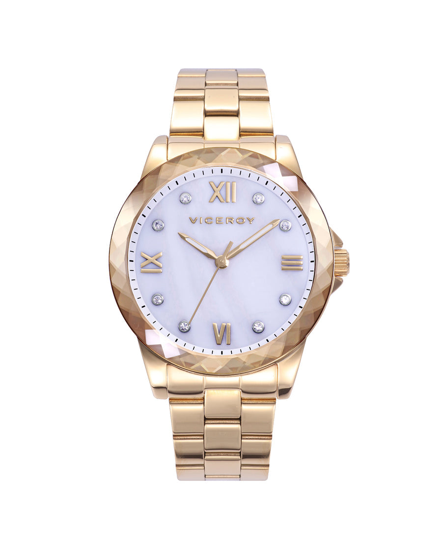 Reloj Viceroy mujer Chic de acero acabado dorado de cuarzo - 401162-53