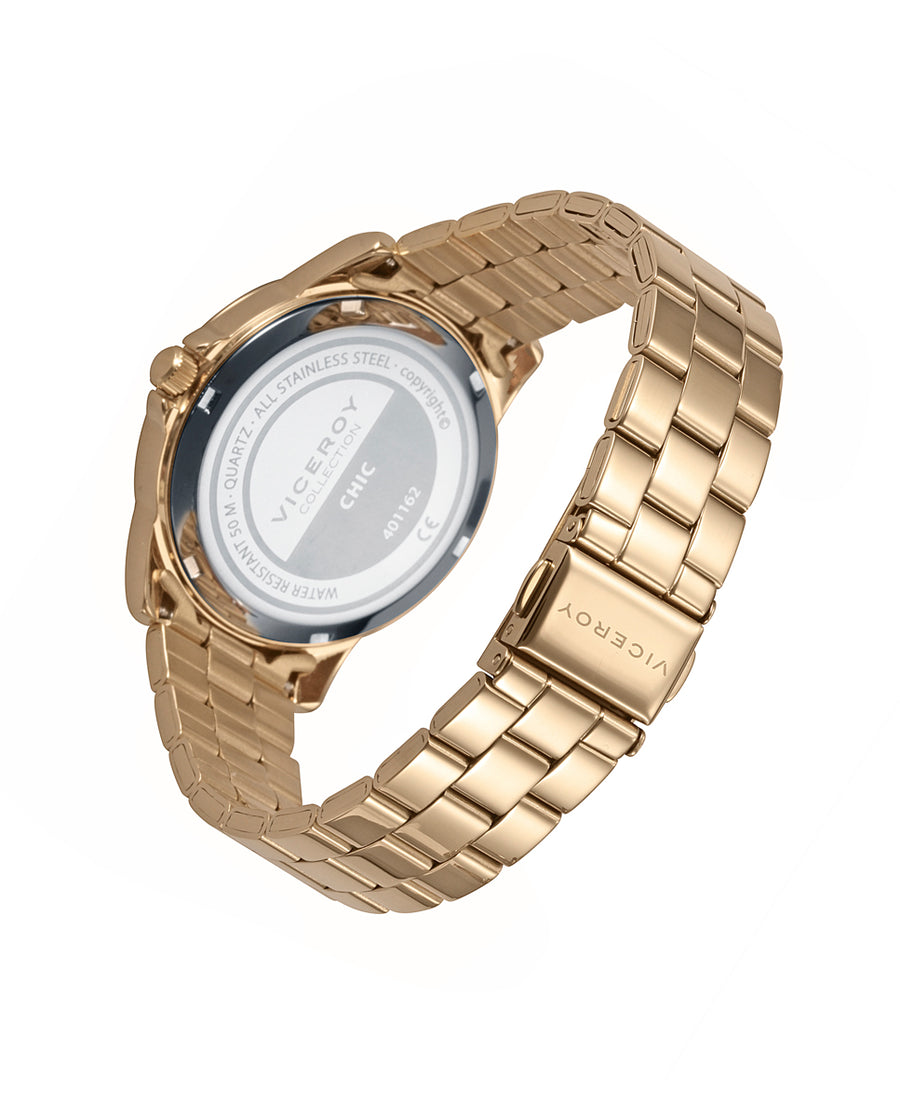 Reloj Viceroy mujer Chic de acero acabado dorado de cuarzo - 401162-53