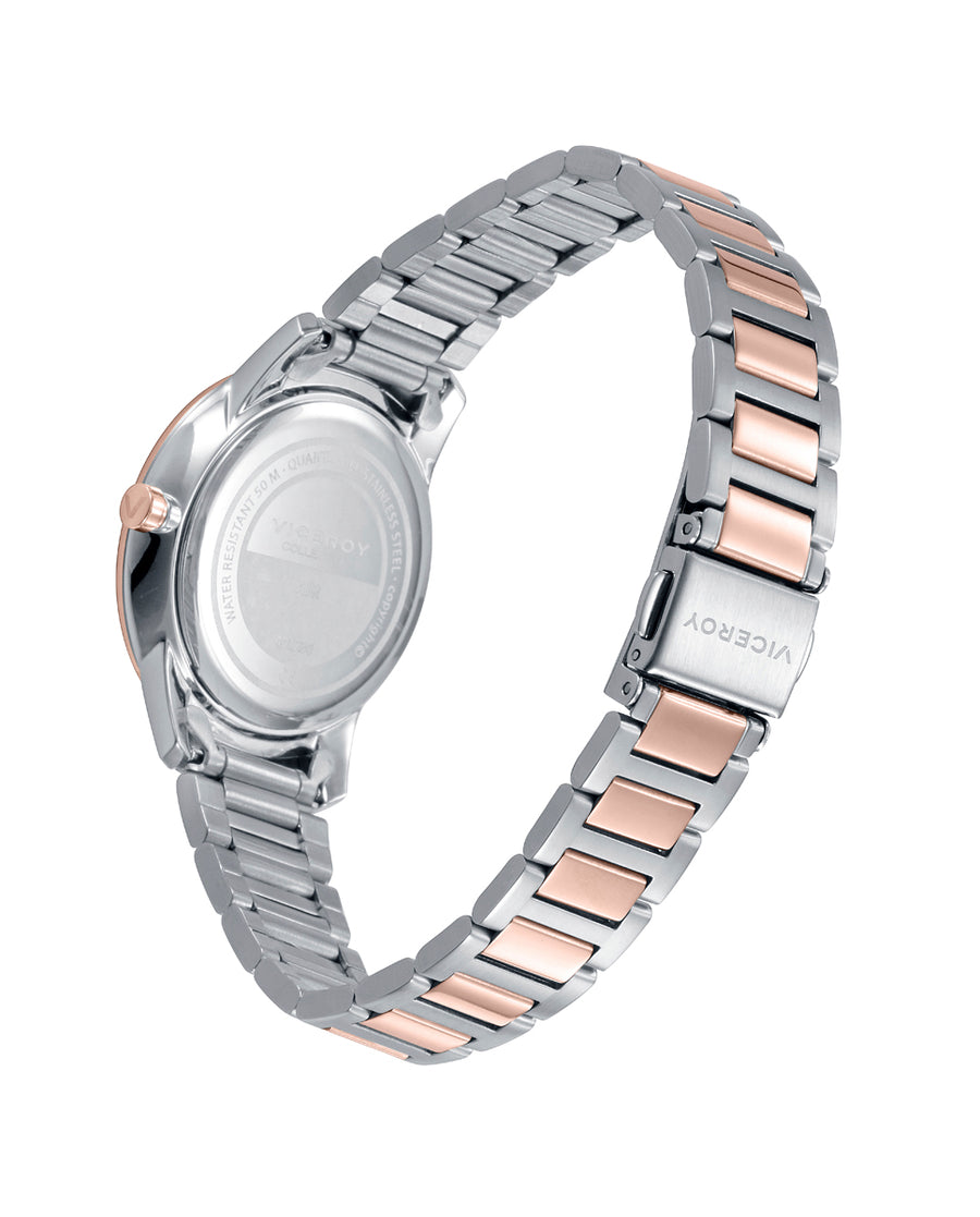 Reloj Viceroy mujer elegante bicolor con tres agujas -401230-06