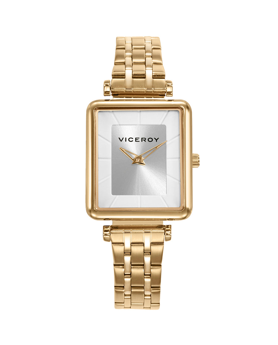 Reloj Viceroy mujer elegante de acero IP dorado de cuarzo Ref. 401240-07
