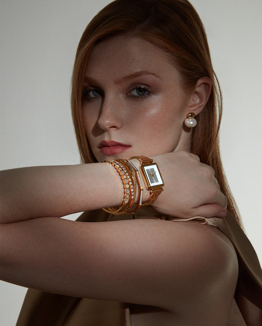 Reloj Viceroy mujer elegante de acero IP dorado de cuarzo Ref. 401240-07