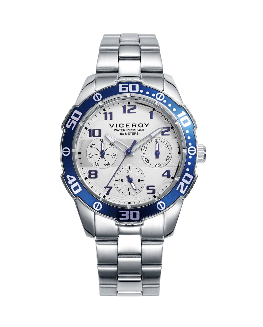 Reloj Viceroy Next niño multifunción pack pulsera azul camuflaje Ref. 401269-05