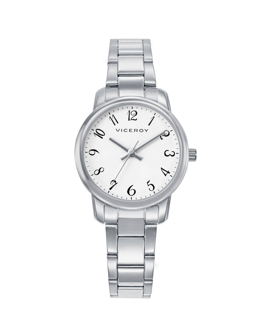 Reloj Viceroy comunión niña de acero con pulsera - 401276-04
