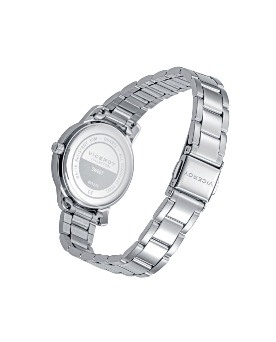 Reloj Viceroy comunión niña de acero con pulsera - 401276-04