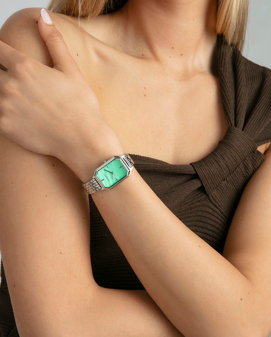 Reloj Viceroy Mujer clásico de acero con esfera verde de cuarzo - 401288-67