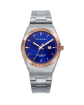 Reloj Viceroy mujer bicolor de acero e IP rosa esfera azul - 401296-37