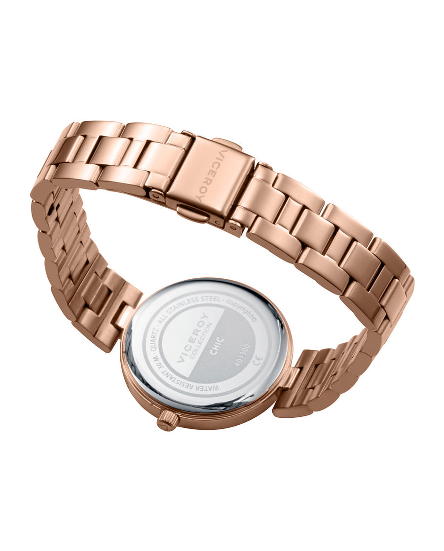 Reloj Viceroy mujer elegante de acero IP rosa - 401300-77