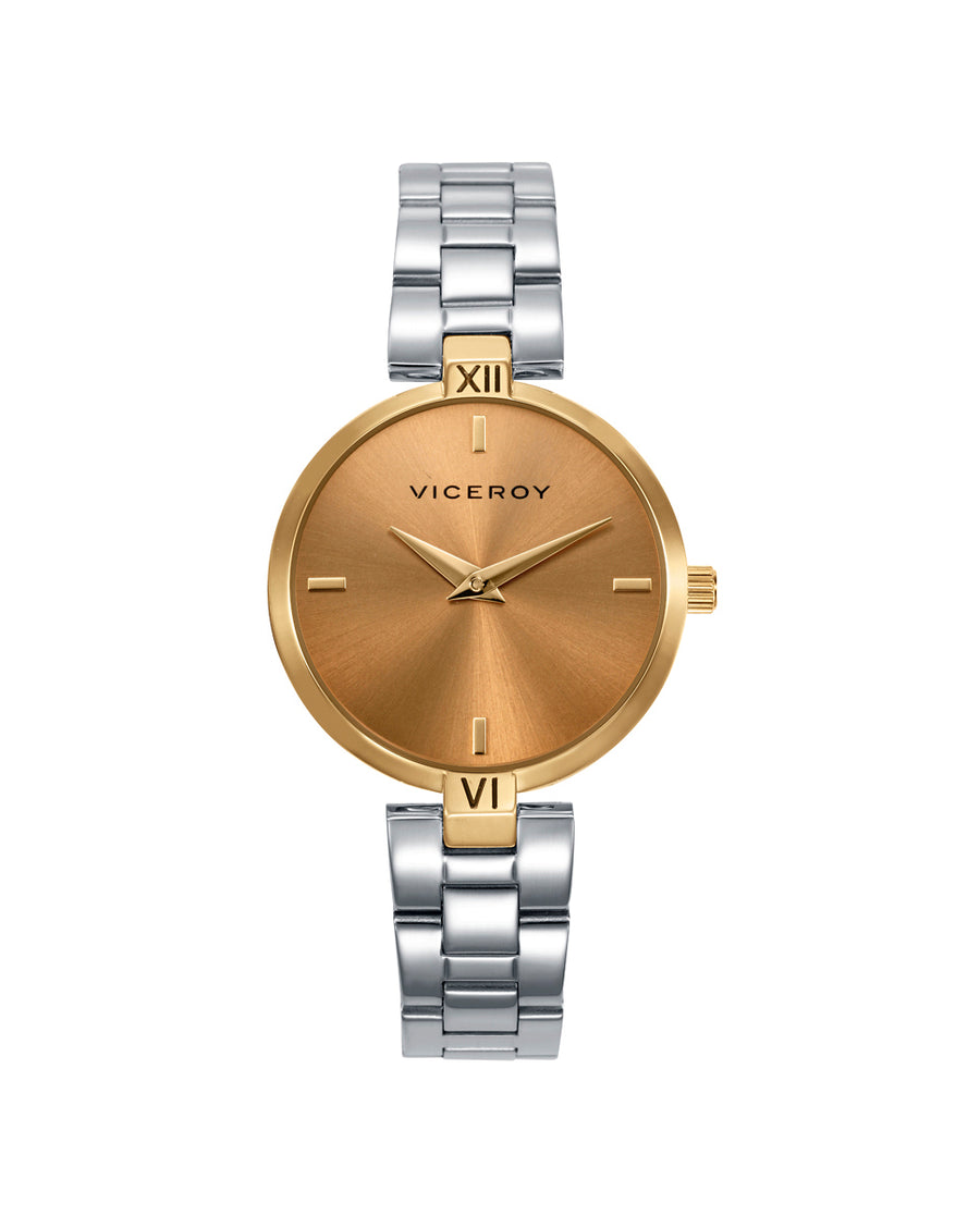 Reloj Viceroy mujer elegante de acero IP dorado de cuarzo - 401300-97