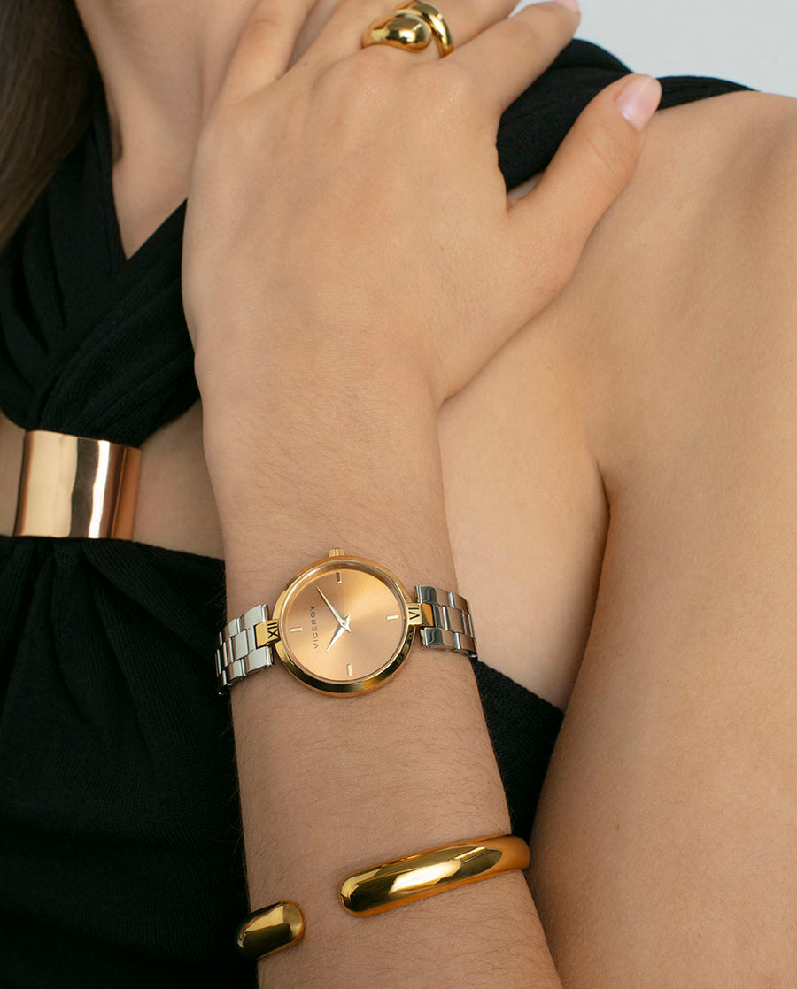 Reloj Viceroy mujer elegante de acero IP dorado de cuarzo - 401300-97