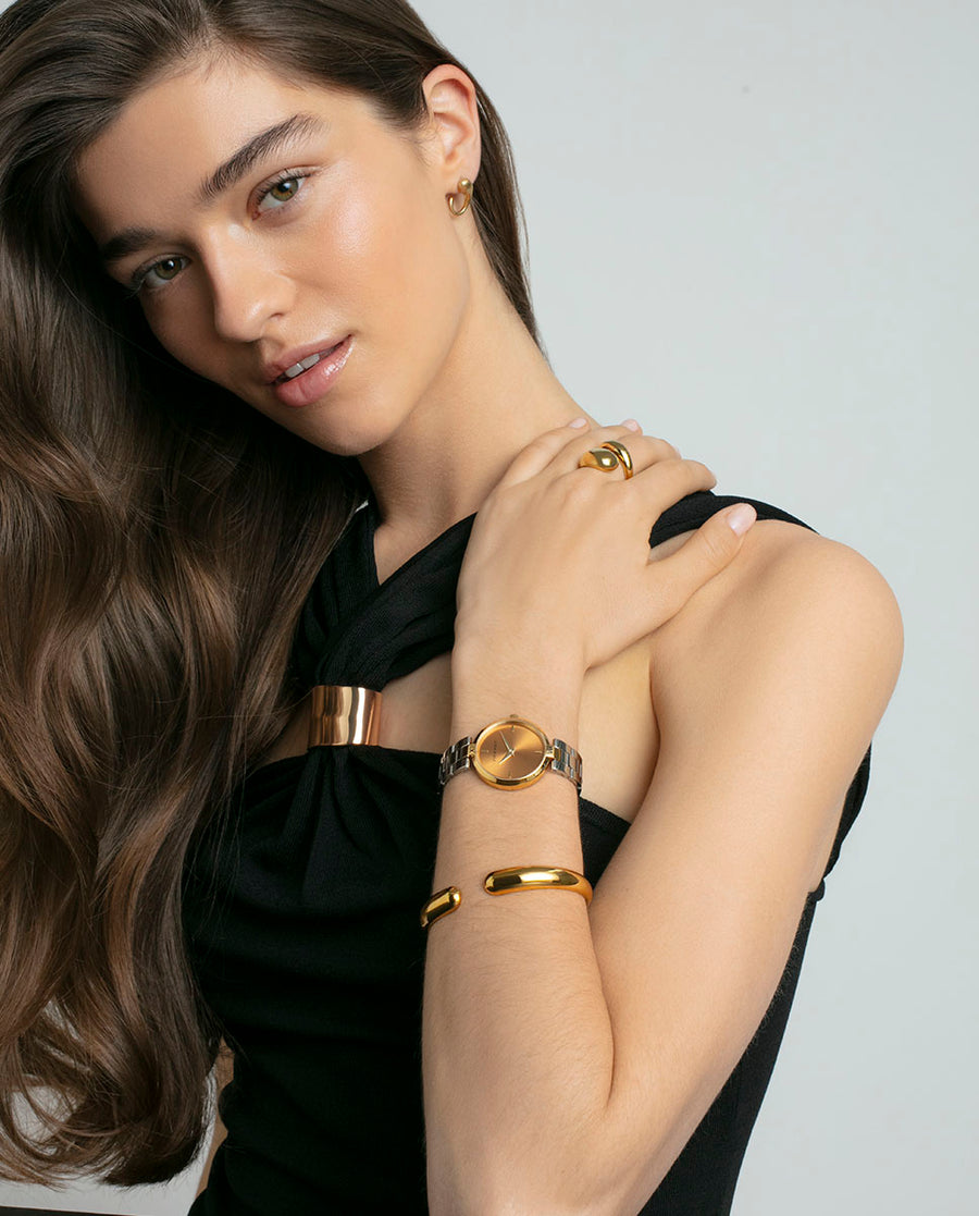 Reloj Viceroy mujer elegante de acero IP dorado de cuarzo - 401300-97