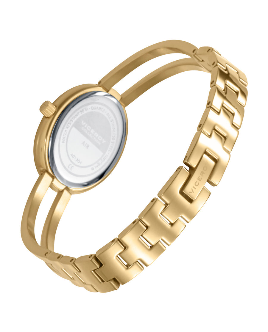 Reloj Viceroy mujer de acero IP dorado con esfera champán Ref. 401304-47