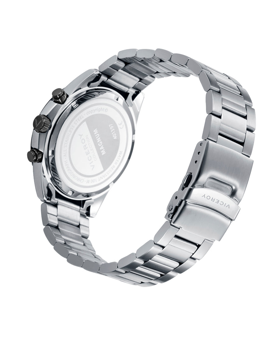 Reloj Viceroy hombre deportivo bisel IP negro sumergible 10 ATM Ref. 401397-55