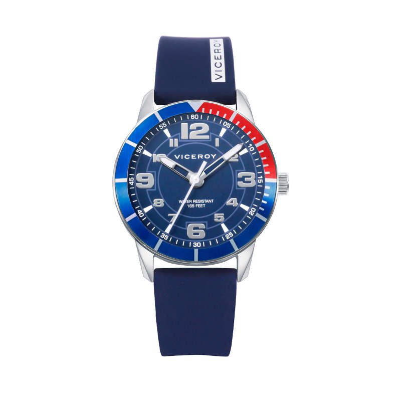 Reloj Viceroy Next cadete de acero inoxidable con esfera azul Ref. 401427-34