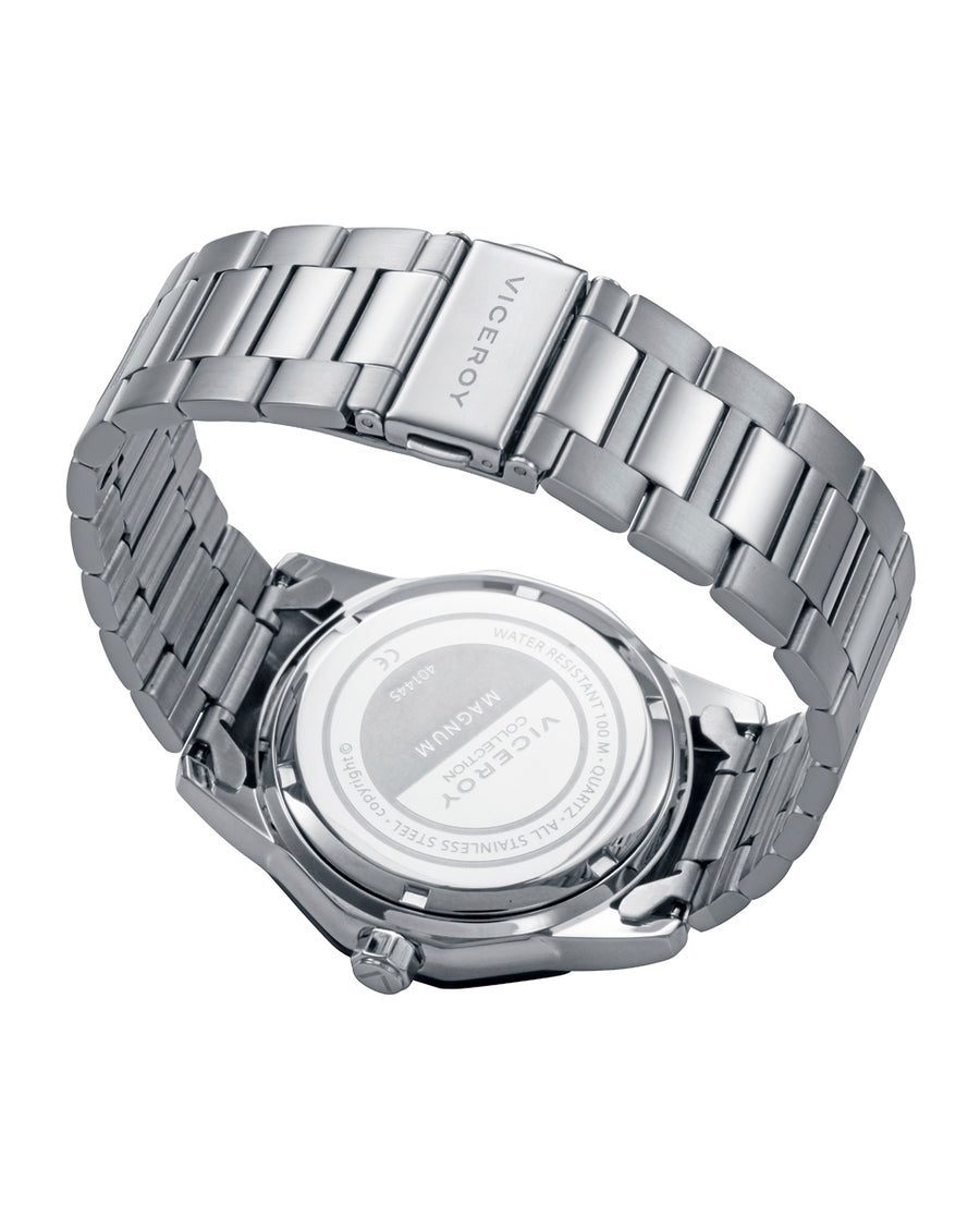 Reloj Viceroy hombre deportivo de acero e IP negro - 401445-55