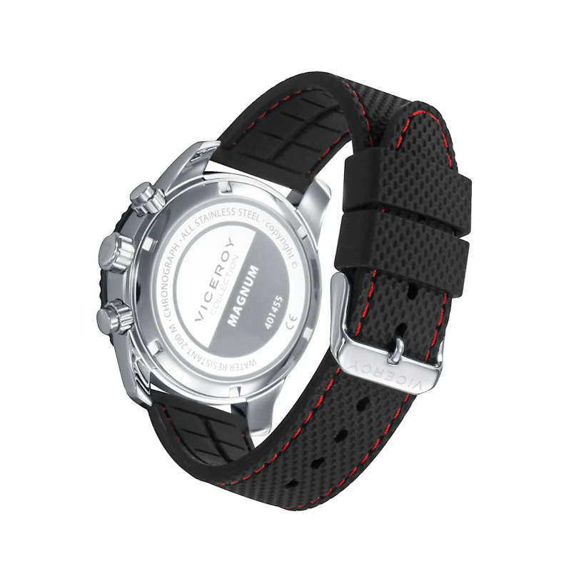 Reloj Viceroy hombre Magnum cronógrafo de acero IP negro Ref. 401455-57