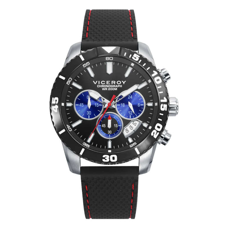 Reloj Viceroy hombre Magnum cronógrafo de acero IP negro Ref. 401455-57