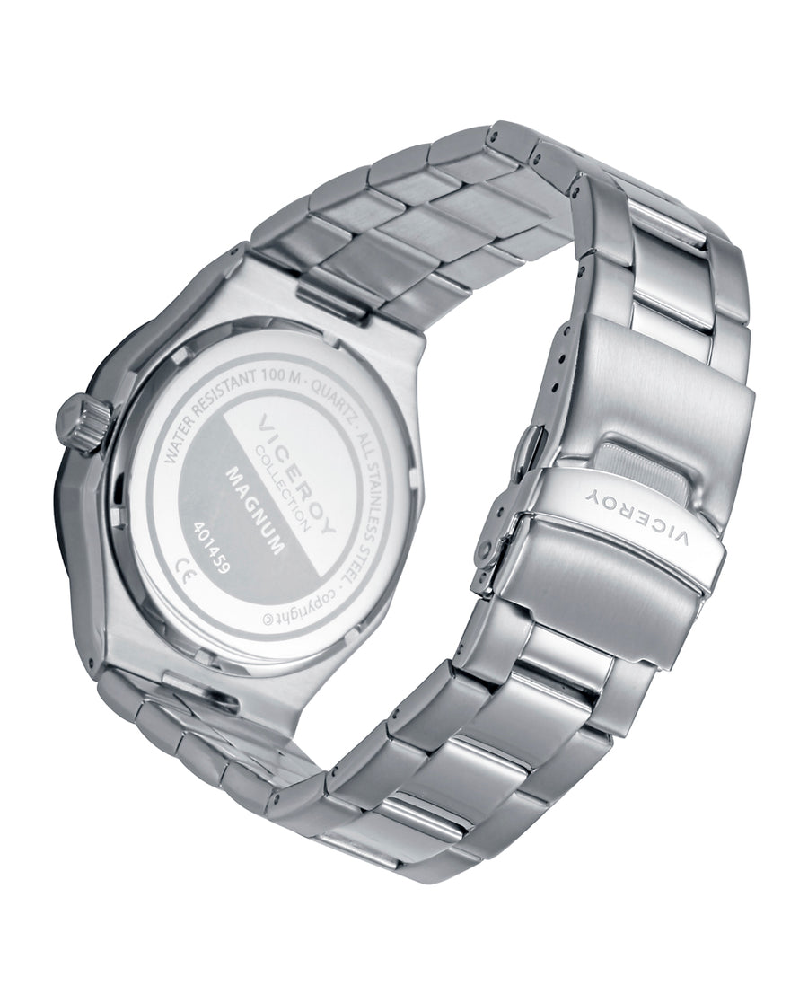 Reloj Viceroy hombre deportivo de acero IP azul 10 ATM - 401459-37