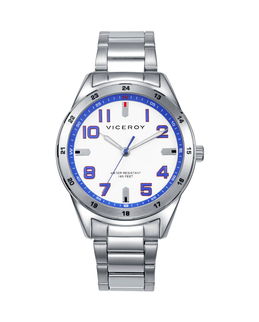 Reloj Viceroy Next comunión niño de acero con pulsera de regalo Ref. 401475-04
