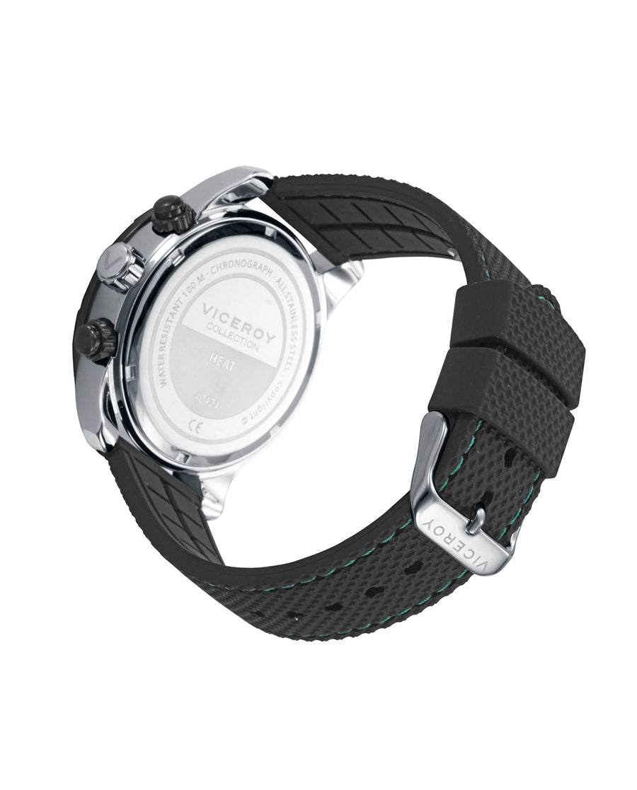 Reloj Viceroy hombre deportivo bisel IP negro  Ref. 40421-67