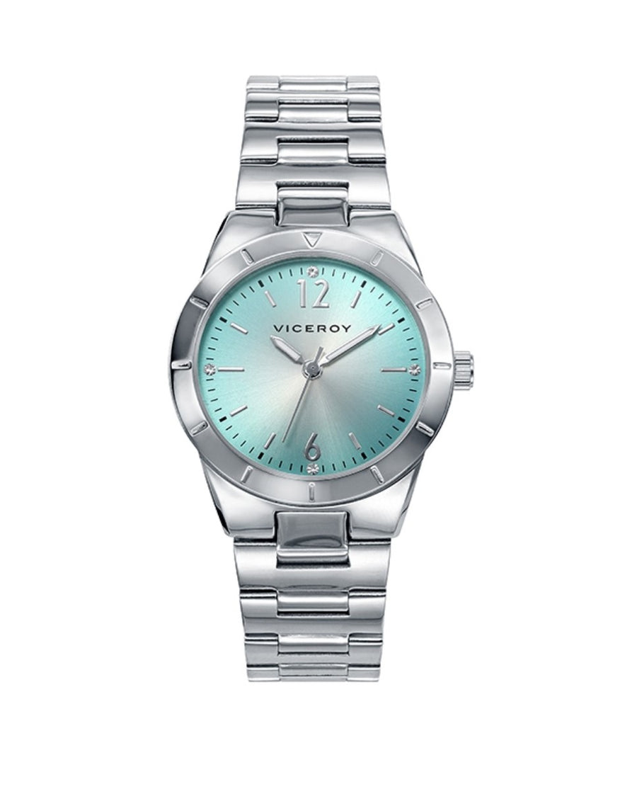 Reloj Viceroy mujer malla milanesa de acero esfera azul Ref. 40870-35