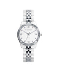 Reloj Viceroy mujer Chic de acero y cerámica blanca Ref. 41124-03
