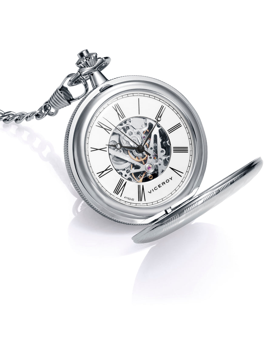 Reloj de bolsillo Viceroy de metal con movimiento mecánico - 41153-02