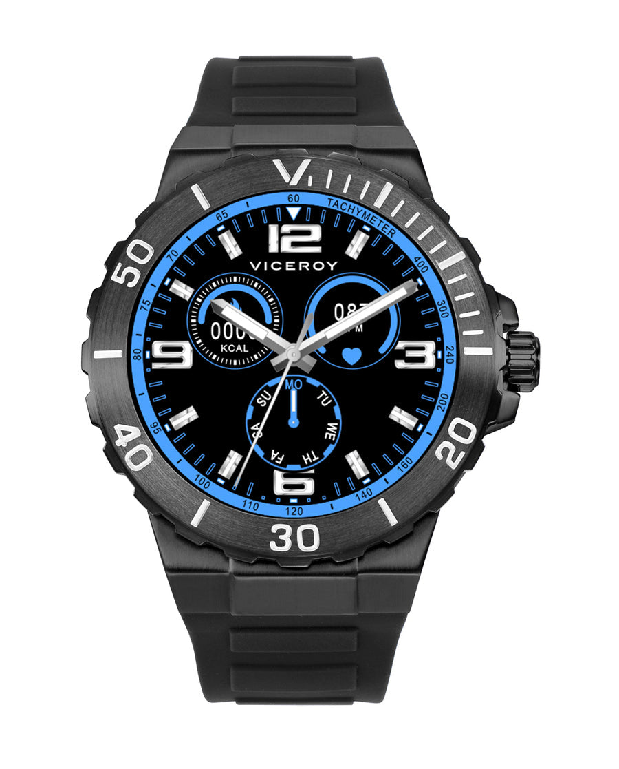 Reloj inteligente Viceroy Smart de acero caja IP gris - 41163-10