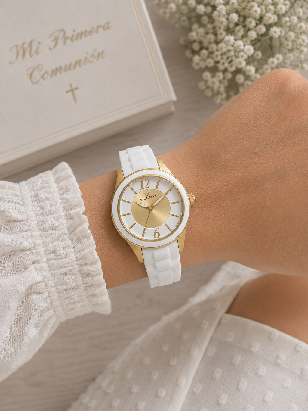 Reloj Viceroy Para Mujer deportivo blanco Ref. 42112-25