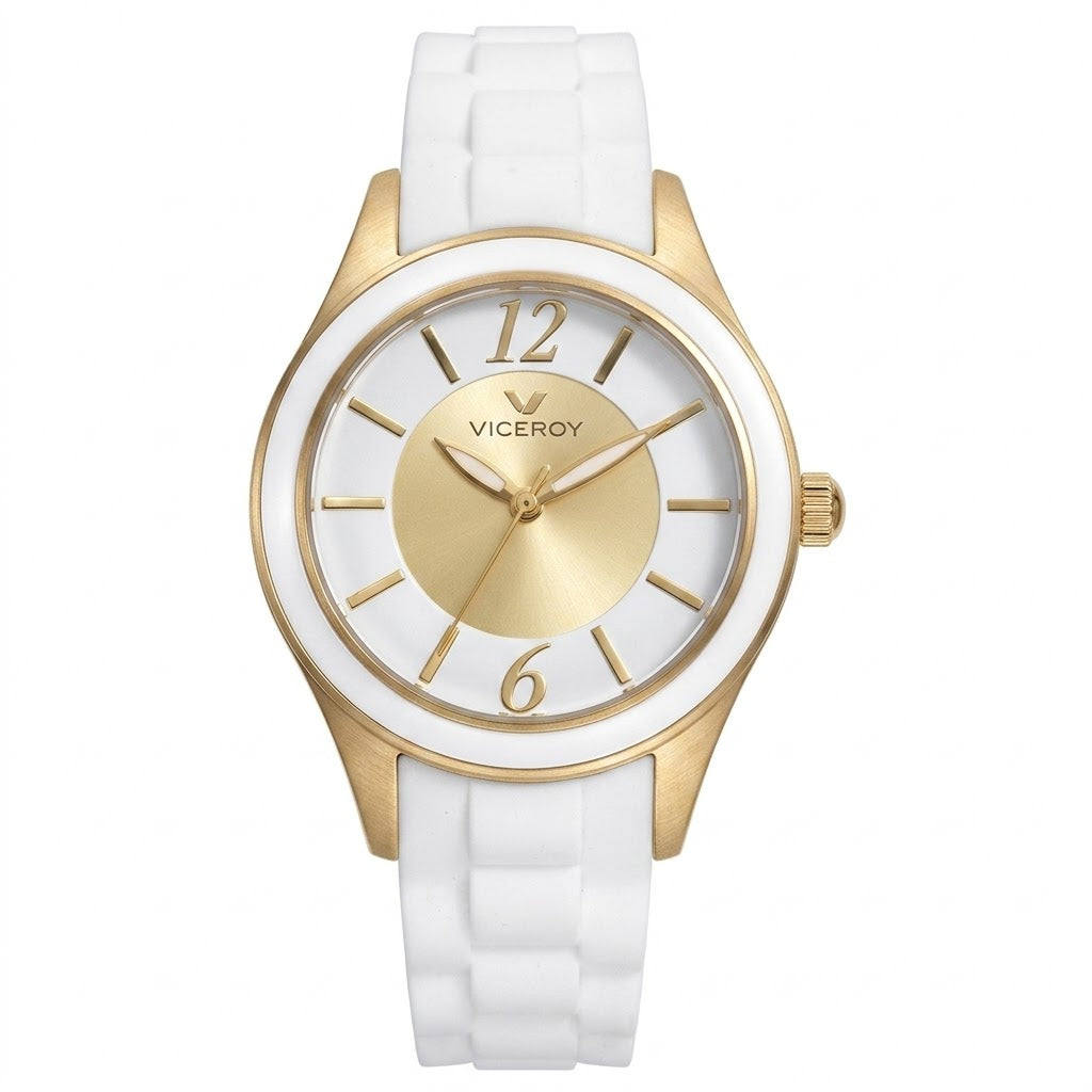 Reloj Viceroy Para Mujer deportivo blanco Ref. 42112-25