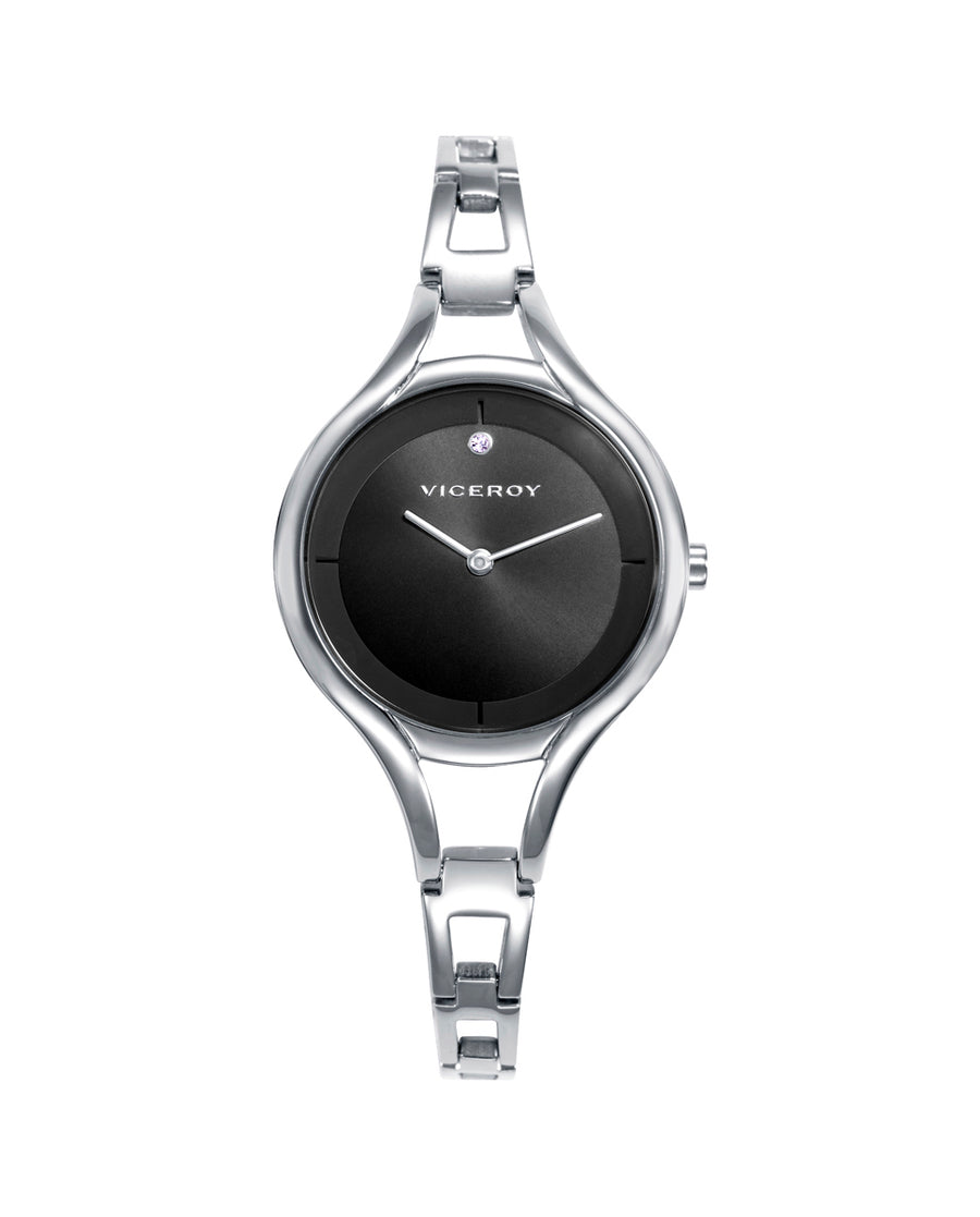 Reloj Viceroy mujer clásico de acero inoxidable plata de cuarzo - 42448-57