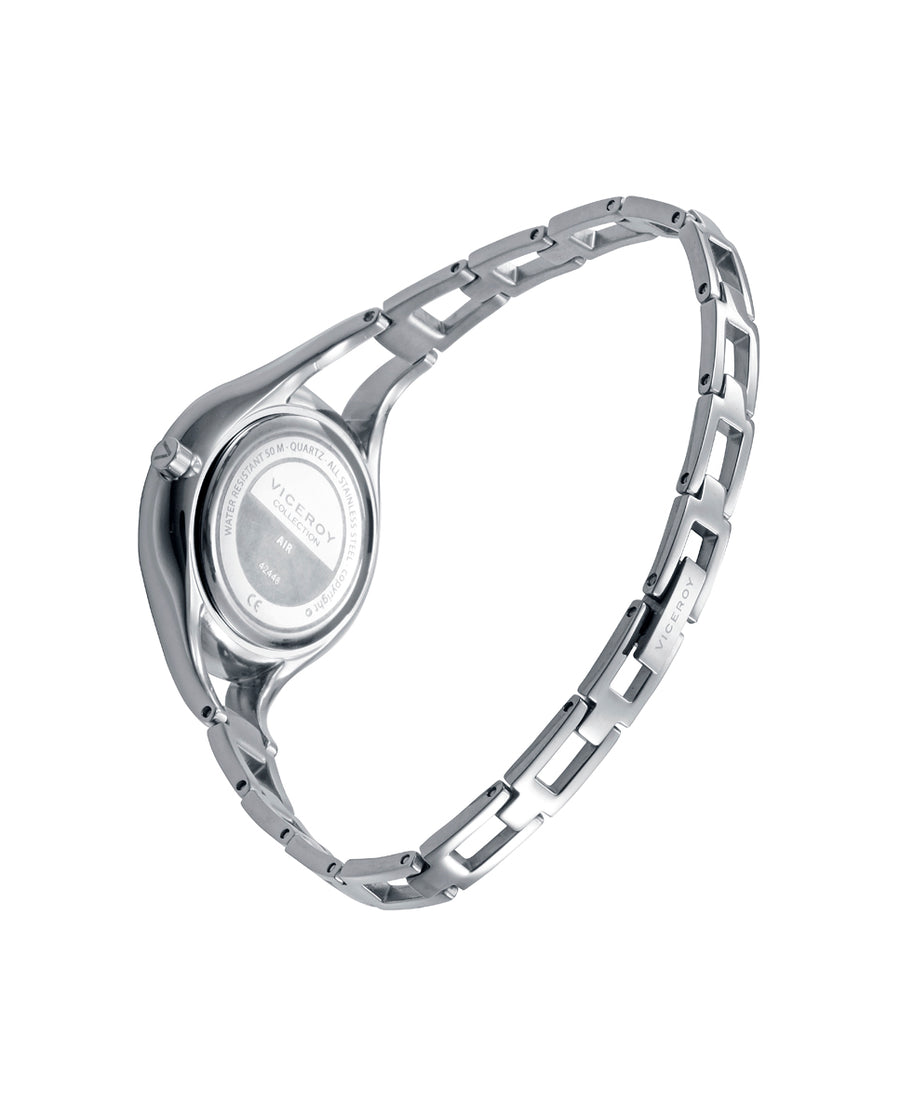 Reloj Viceroy mujer clásico de acero inoxidable plata de cuarzo - 42448-57