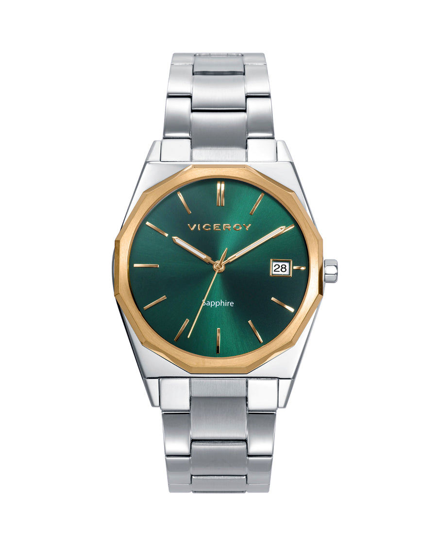 Reloj Viceroy hombre Dress extraplano de acero cristal zafiro Ref. 42449-67