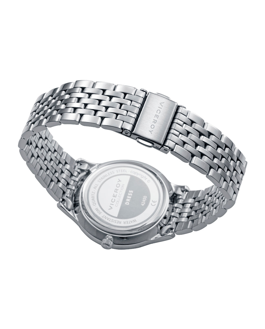 Reloj Viceroy mujer Chic de acero con índices dorados de cuarzo - 42450-83