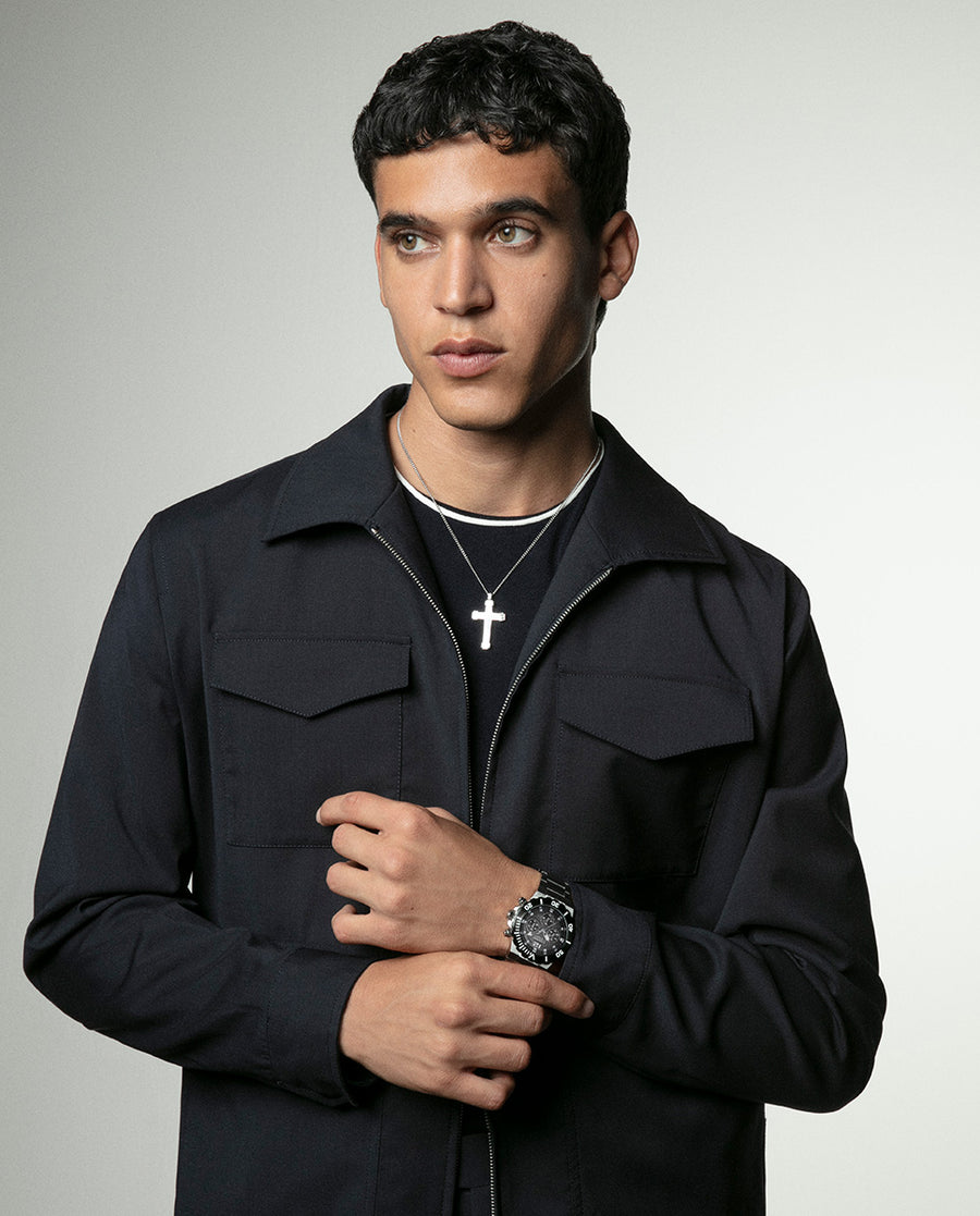 Reloj Viceroy hombre deportivo de acero bisel negro - 45007-55