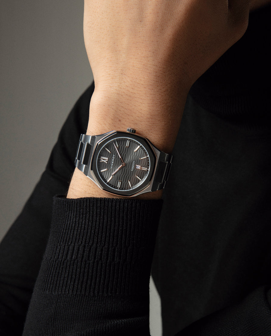 Reloj Viceroy mujer de acero y zafiro - 45009-13