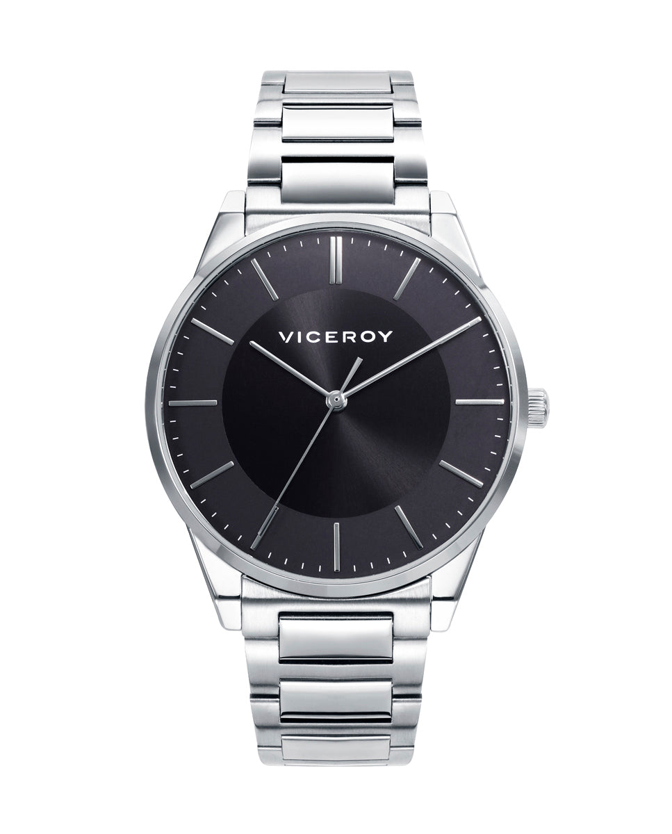 Reloj Viceroy hombre analógico de acero esfera gris - 46819-57