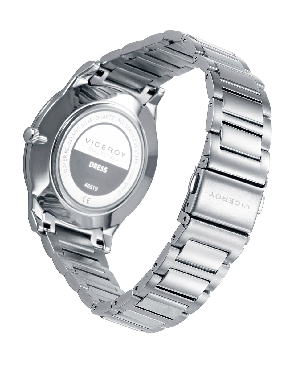 Reloj Viceroy hombre analógico de acero esfera gris - 46819-57
