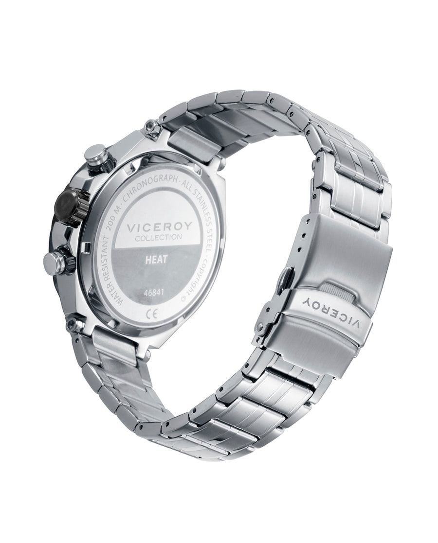 Reloj Viceroy hombre deportivo de acero bisel negro - 46841-57