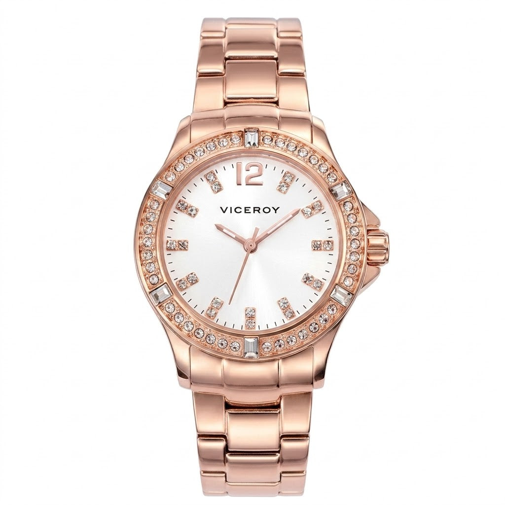Reloj Viceroy Para Mujer Color Rosa Ref. 471018-05