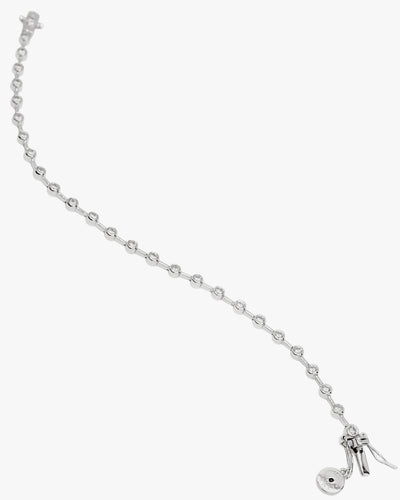 Pulsera de Plata con Circonitas Redondas