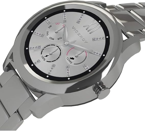 Reloj Viceroy Smart Pro mujer digital plata malla milanesa Ref. 41102-80