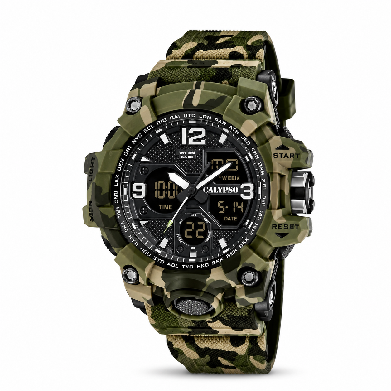 RELOJ CALYPSO CAMUFLAJE SR.  K5855/3